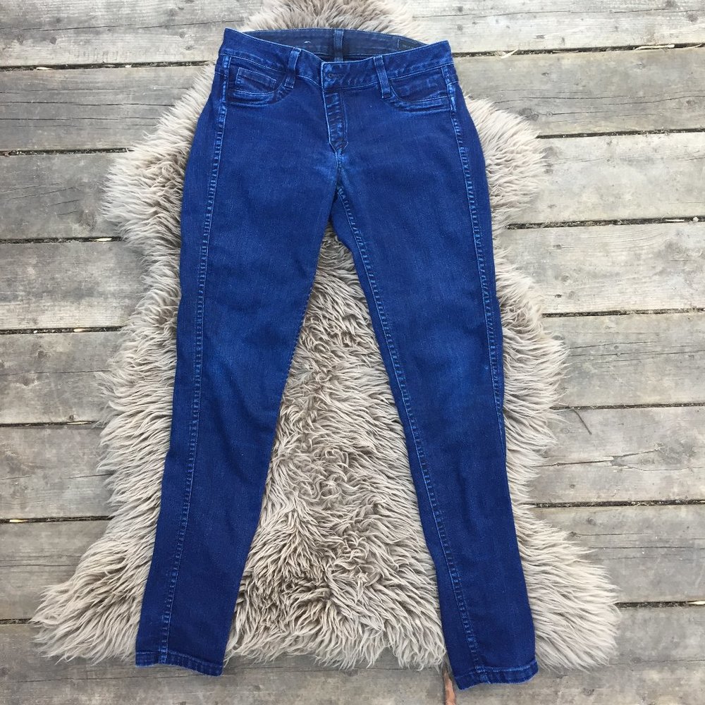Bleulab reversible two way dark denim legging - size 26